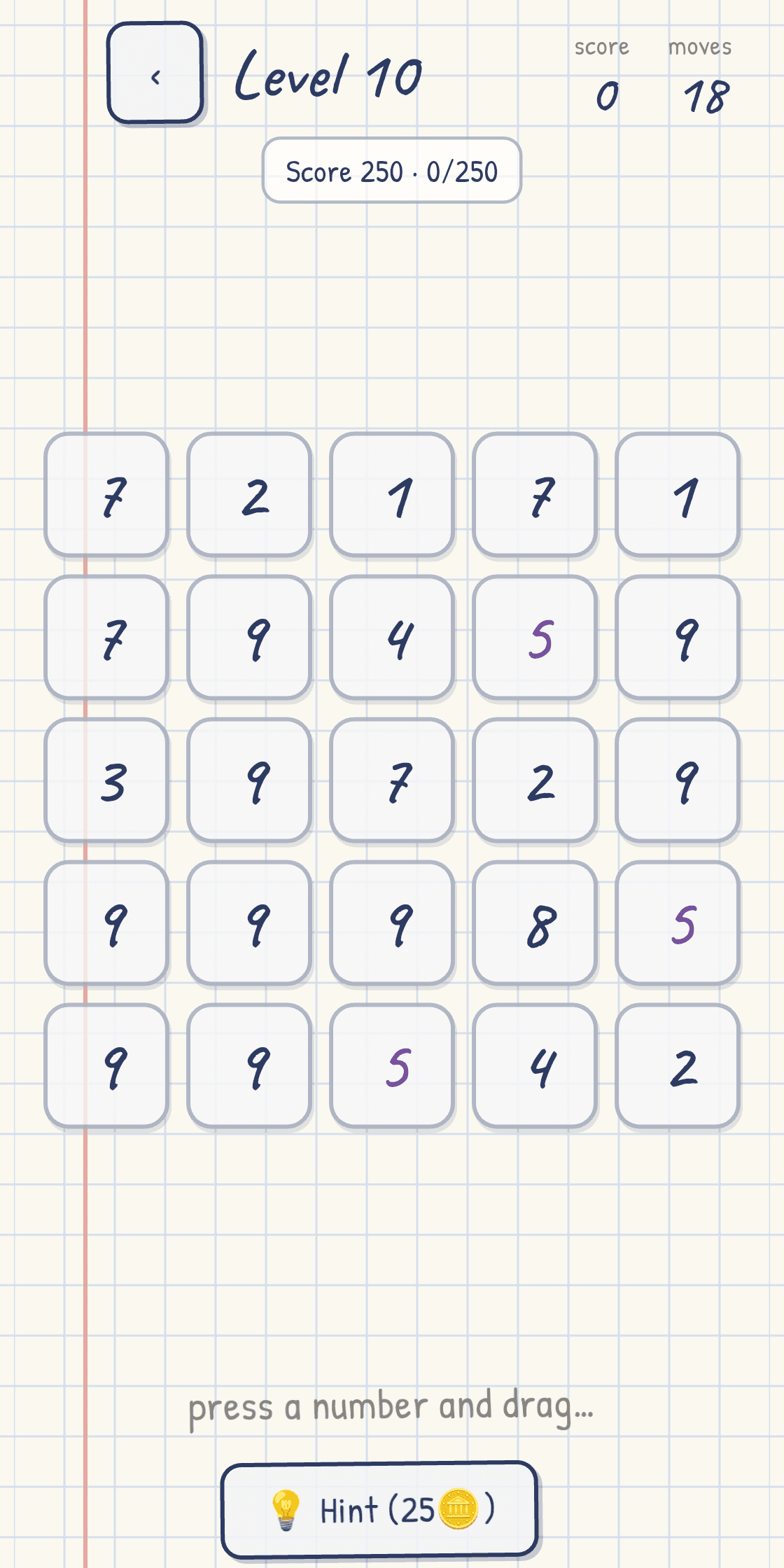 Perfect 10: Make Ten Puzzle