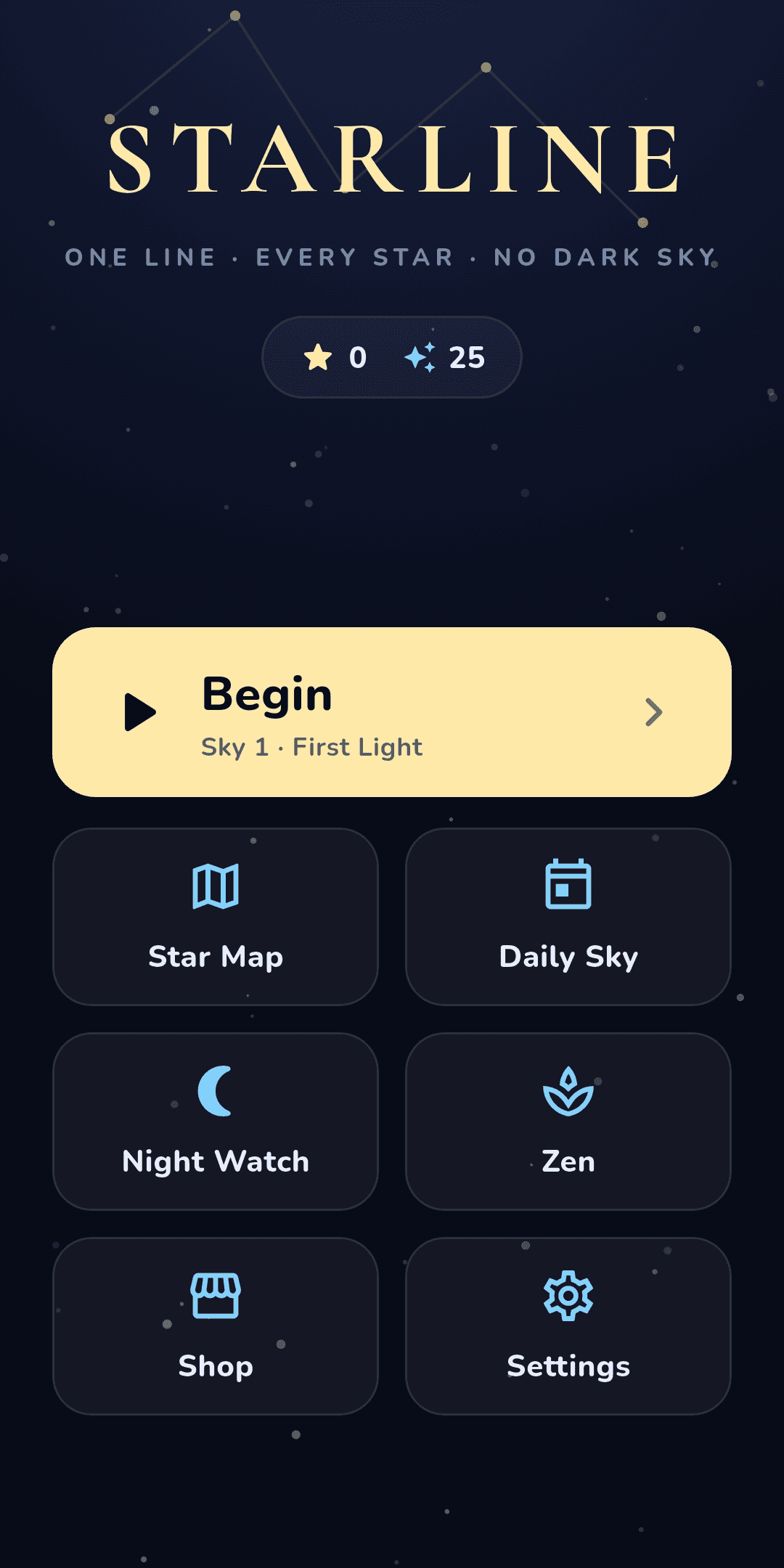 Starline: One Line Puzzle